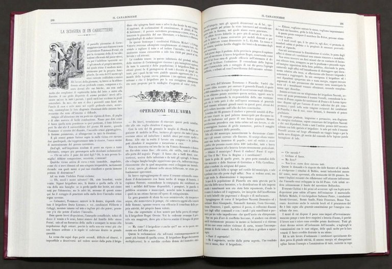 Il Carabiniere Giornale illustrato Anno Completo 1885 - Anastatica 1983