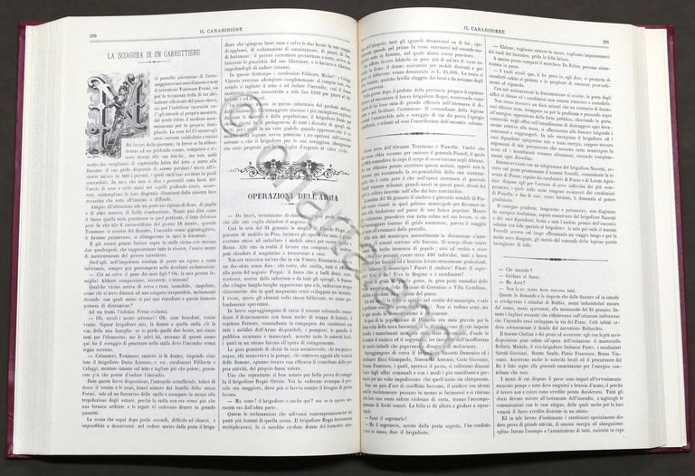 Il Carabiniere Giornale illustrato Anno Completo 1885 - Anastatica 1983
