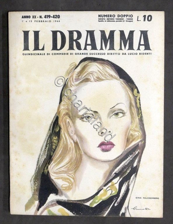 Il Dramma - Quindicinale di commedie - N. 419-420 - …