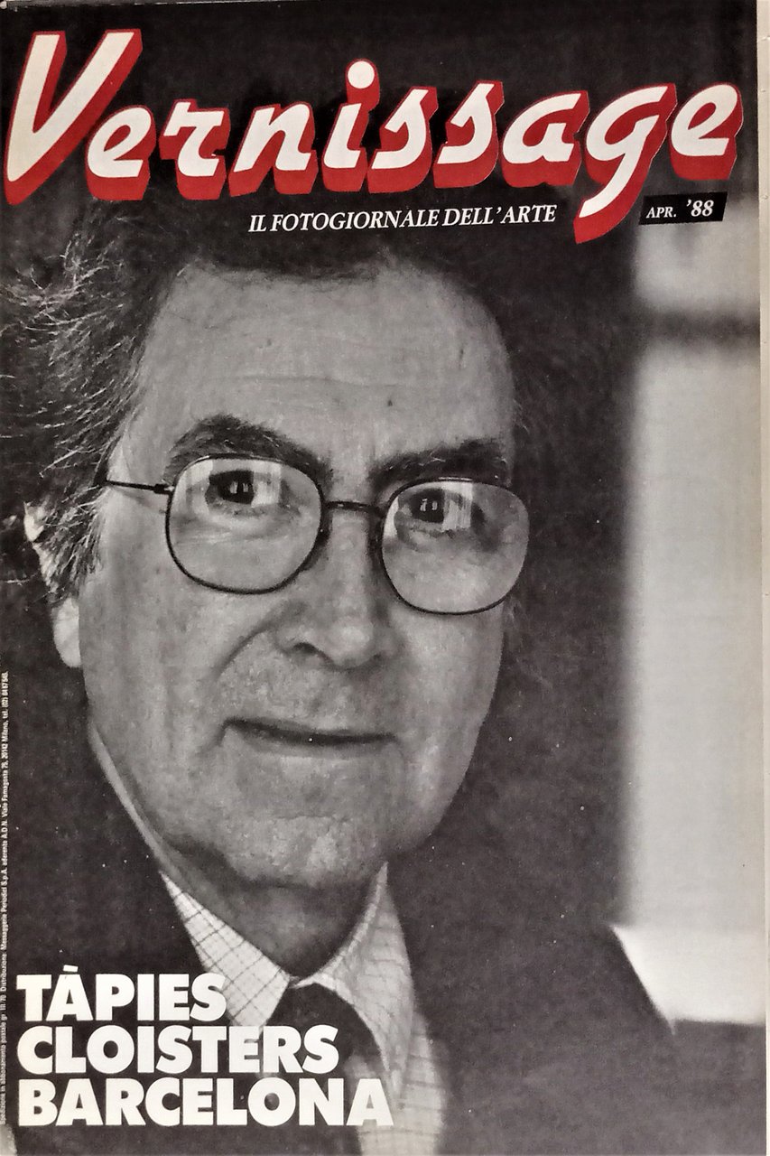 Il Fotogiornale dell'Arte - Vernissage - Aprile 1988 Antoni Tàpies