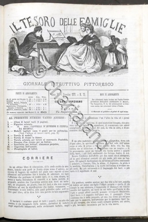 Il Giornale delle Famiglie - Giornale di mode, lavori femminili …