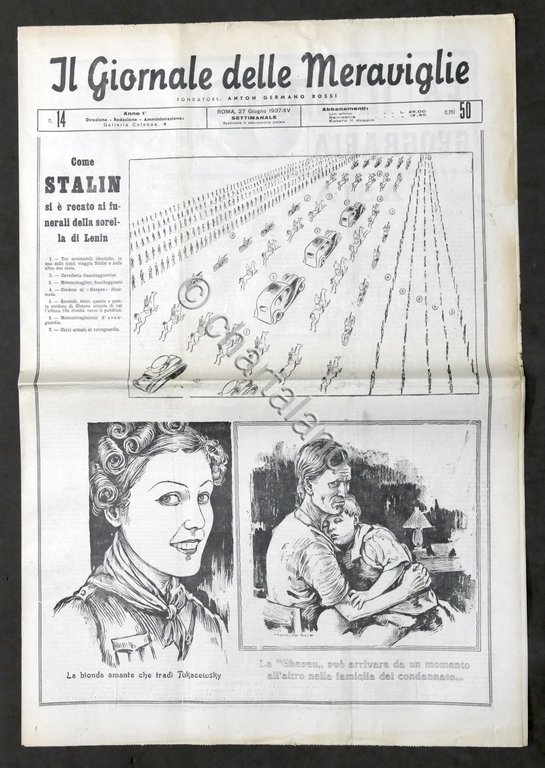 Il Giornale delle Meraviglie N.14 Stalin ai funerali della sorella … | Immagine Gallery 2