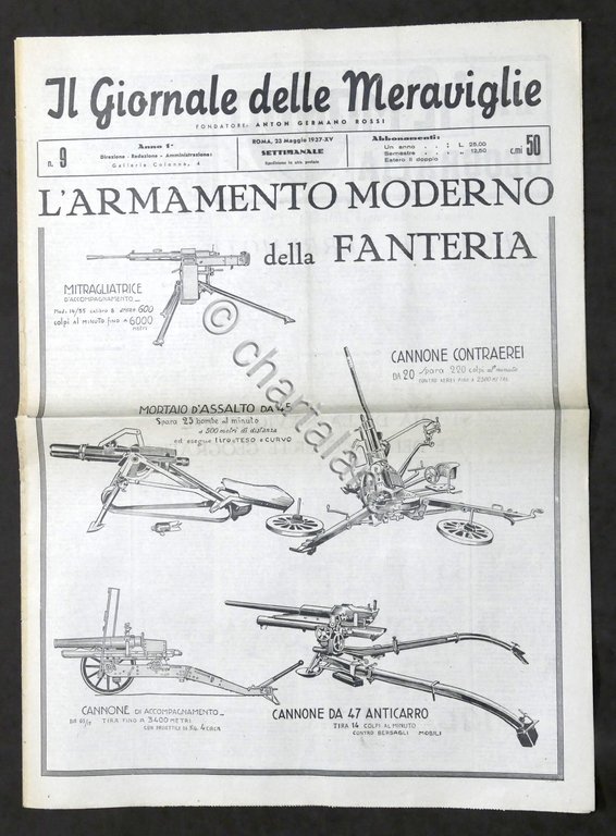 Il Giornale delle Meraviglie N. 9 - L'armamento moderno della … | Immagine Gallery 2