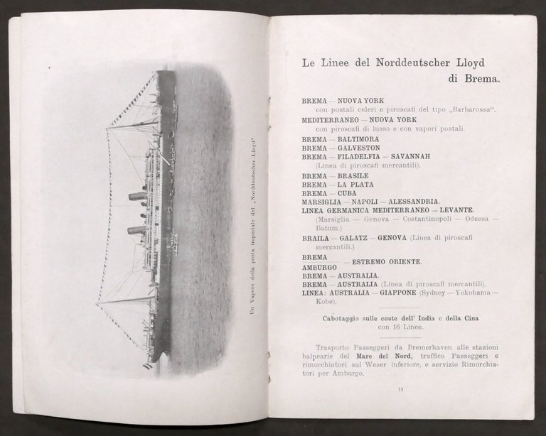 Il Norddeutscher LLoyd di Brema all'Esposizione Internazionale di Milano 1906