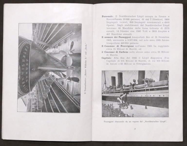 Il Norddeutscher LLoyd di Brema all'Esposizione Internazionale di Milano 1906