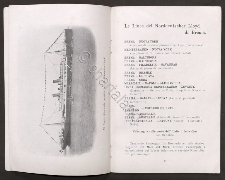 Il Norddeutscher LLoyd di Brema all'Esposizione Internazionale di Milano 1906