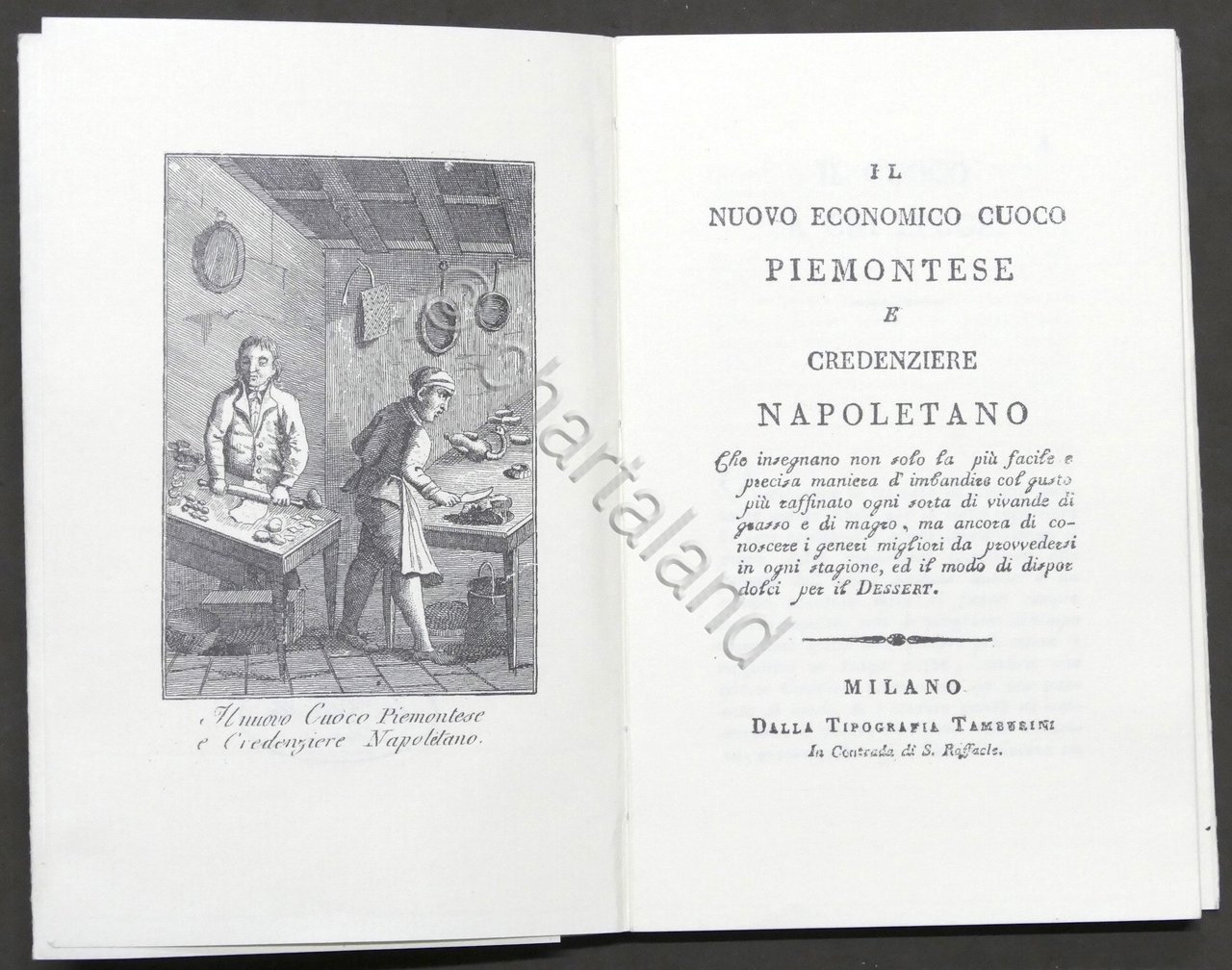 Il nuovo economico cuoco piemontese e credenziere napoletano - Anastatica