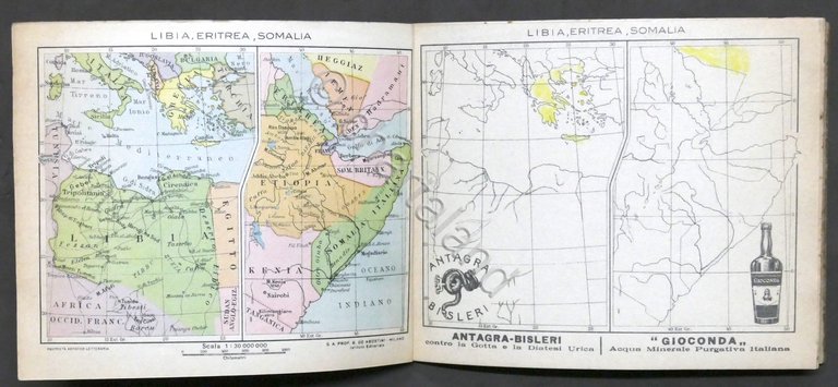 Il Piccolo Geografo - Atlantino con cartine mute - Omaggio …