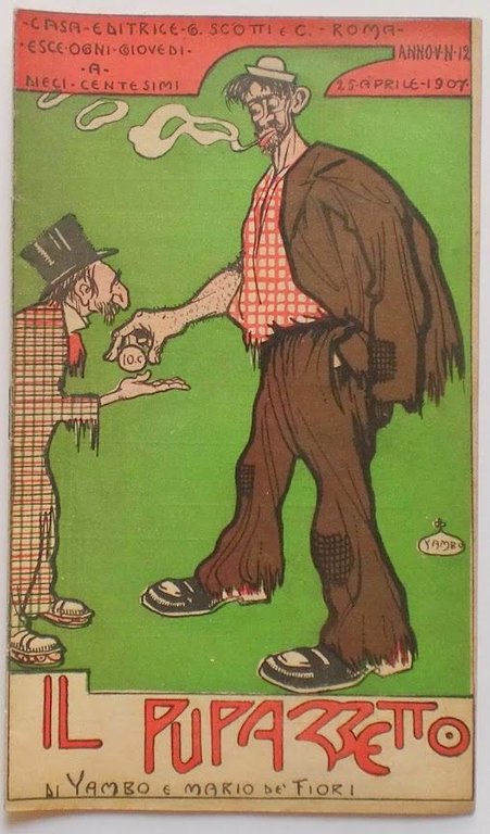 Il Pupazzetto - Rivista mensile illustrata di Yambo - Anno V - N°12 - 1907