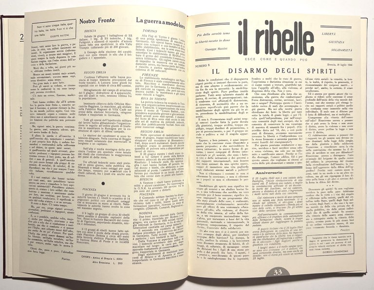 Il Ribelle. Esce come e quando può - ed. 2005