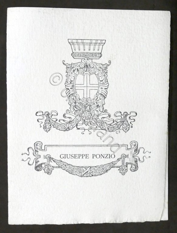 In memoria di Giuseppe Ponzio - L'Ufficio Tecnico Municipale di …