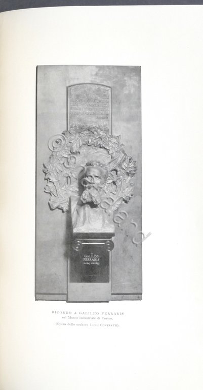 In onore di Galilei Ferraris inaugurandosi il monumento a Torino …
