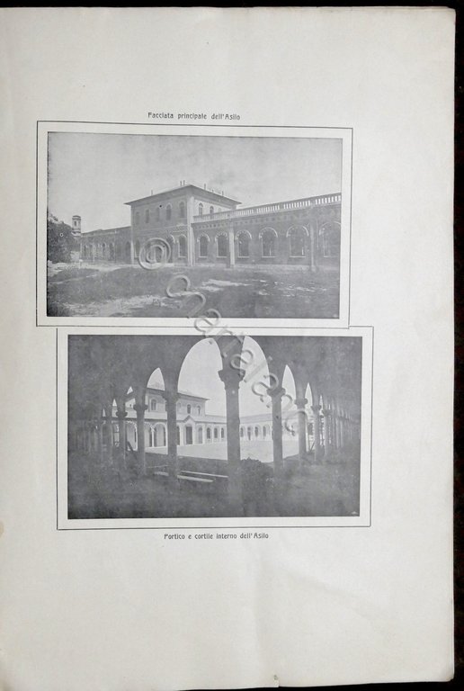 Inaugurandosi l'Asilo Infantile Umberto I in Vercelli - 1906
