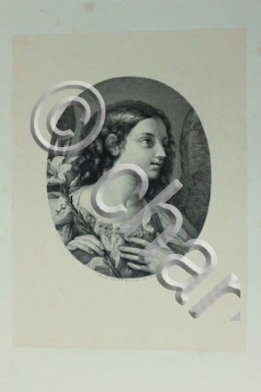 Incisione d'autore '800 da dipinto di Maratta dis Granara inc …