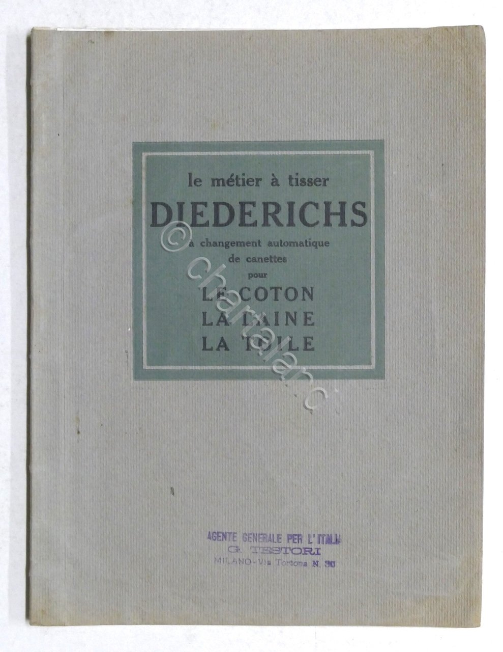 Industria Tessile - Le metier a tisser Diederichs changement automatique …