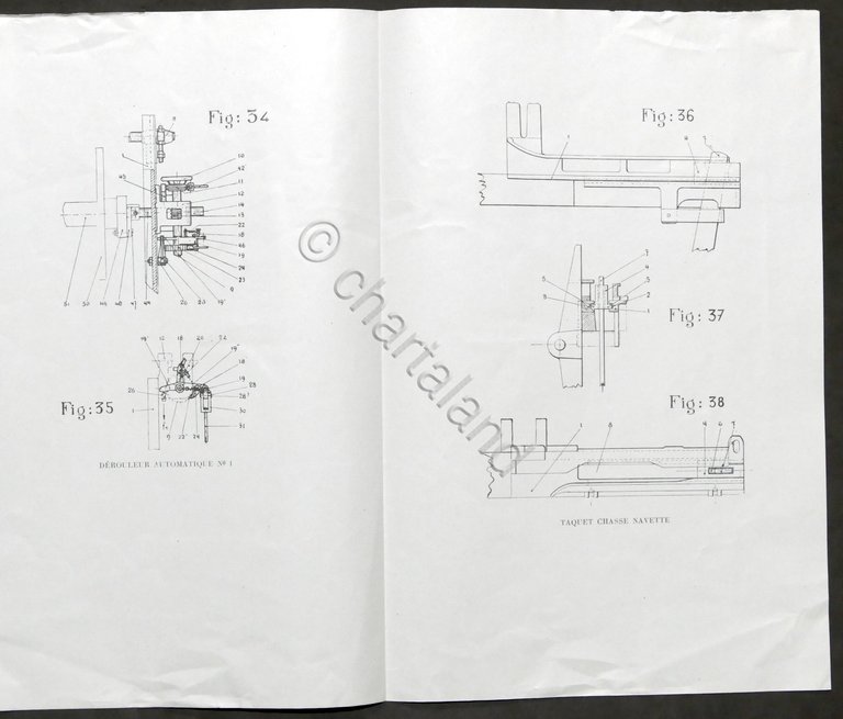 Industria Tessile - Le metier a tisser Diederichs changement automatique …