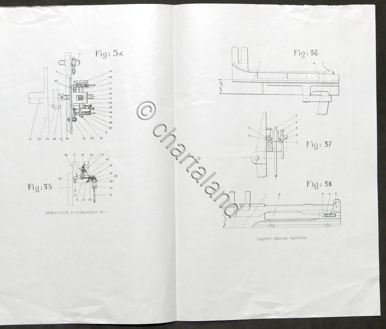 Industria Tessile - Le metier a tisser Diederichs changement automatique …