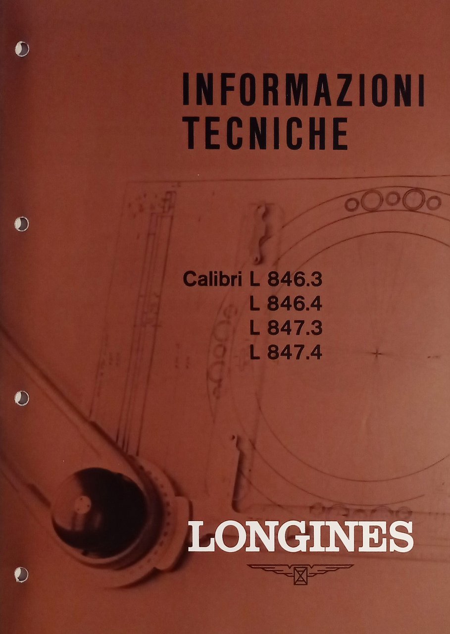 Informazioni Tecniche Longines - Calibri L 846.3 L 846.4 L … | Immagine principale