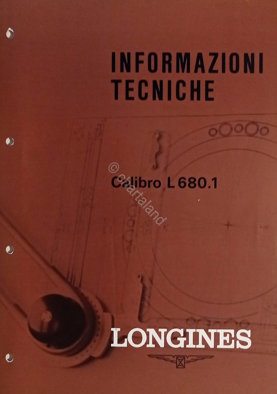 Informazioni Tecniche Longines - Calibro L 680.1 - ed. 1975 | Immagine Gallery 2