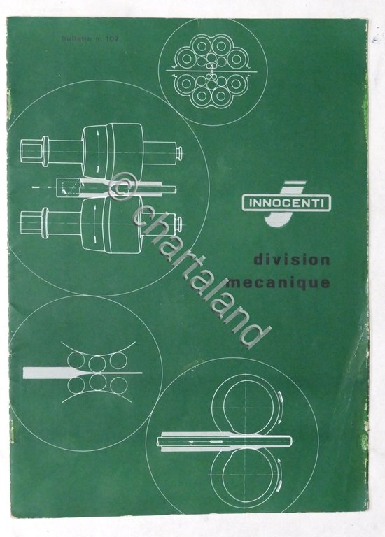 Innocenti - Division mecanique - Bulletin n. 107 - anni …