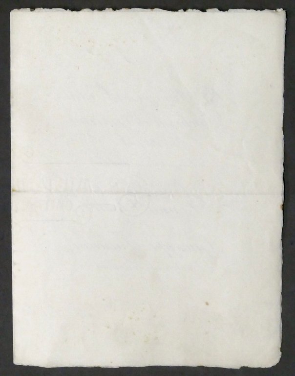 Invito Nozze Giuseppe Frascara con Donna Clarice dei Principi Orsini …