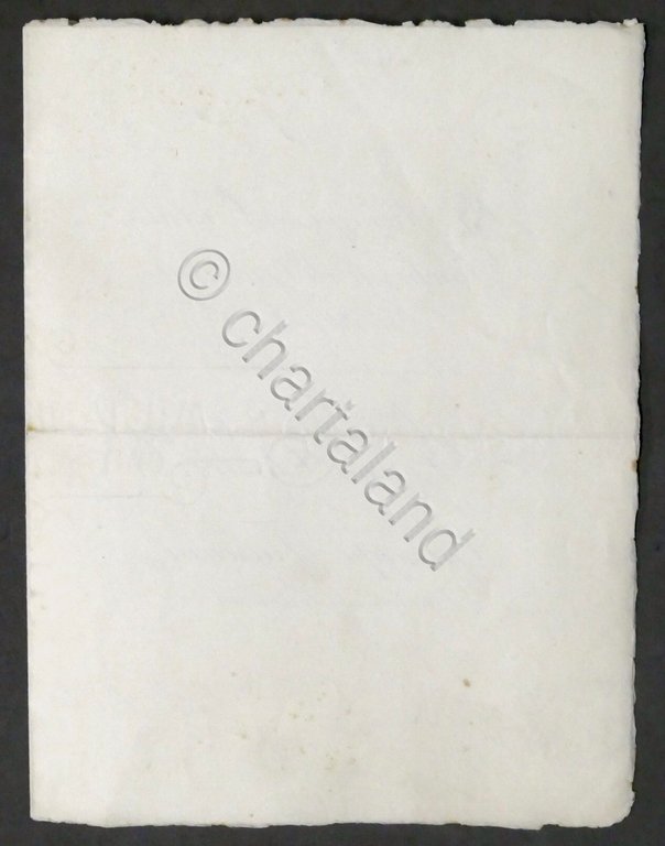 Invito Nozze Giuseppe Frascara con Donna Clarice dei Principi Orsini …