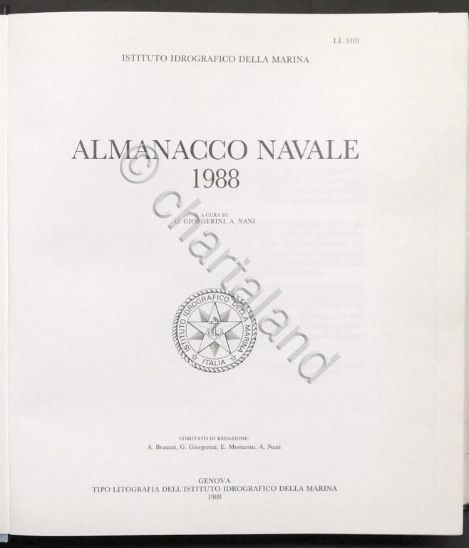 Istituto Idrografico della Marina - G. Giorgerini - Almanacco Navale …