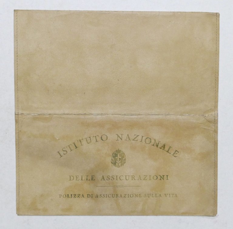 Istituto Nazionale delle Assicurazioni - Custodia in cartoncino - 1930 …