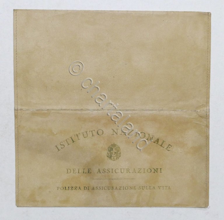 Istituto Nazionale delle Assicurazioni - Custodia in cartoncino - 1930 …