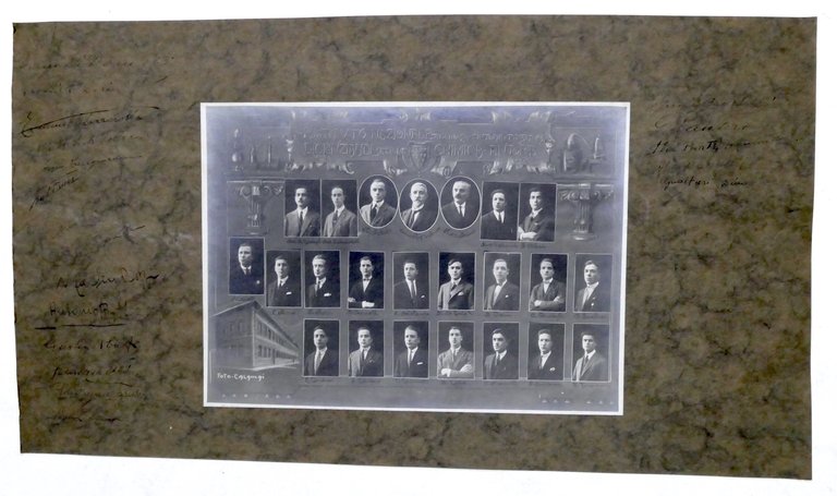 Istituto Nazionale di Chimica e Tintoria (Prato) - Fotografia licenziandi - 1925