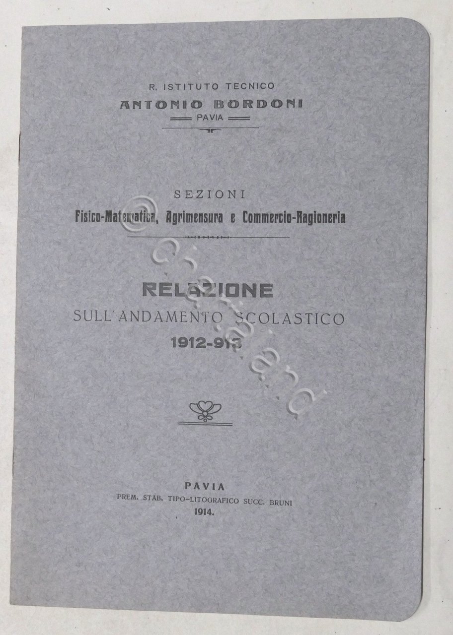 Istituto Tecnico Bordoni di Pavia - Relazione sull'andamento scolastico - …