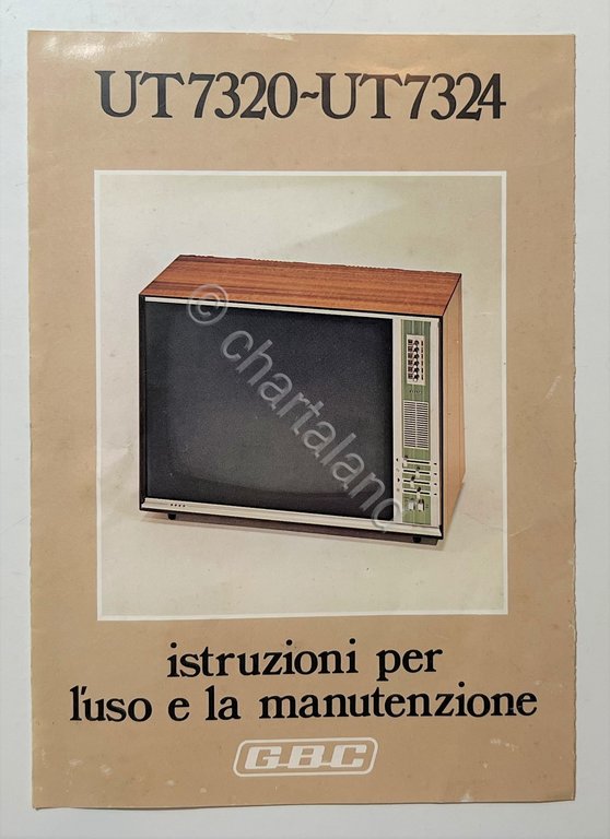 Istruzioni per l'uso e la Manutenzione - Televisore UT7320-UT7324 - …