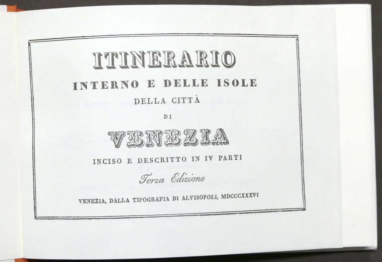 Itinerario interno e isole città di Venezia XXXII Vedute - …