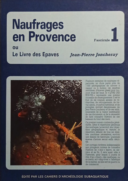 J. P. Joncheray - Naufrages en Provence ou Le Livre …
