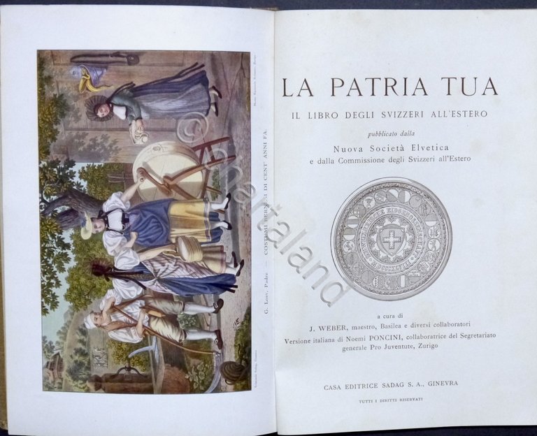 J. Weber - La Patria tua: il libro degli Svizzeri …