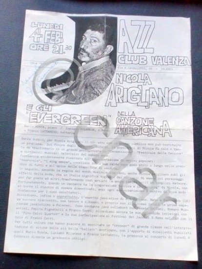 Jazz Club Valenza - Nicola Arigliano e gli Evergreen - …
