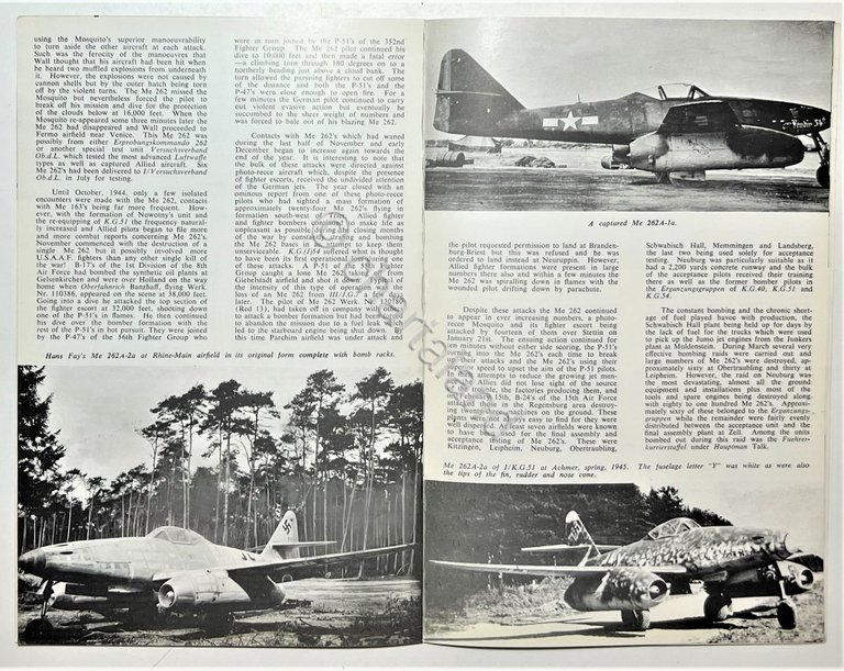 Kenneth A. Merrick - Messerschmitt Me 262 Described - ed. …