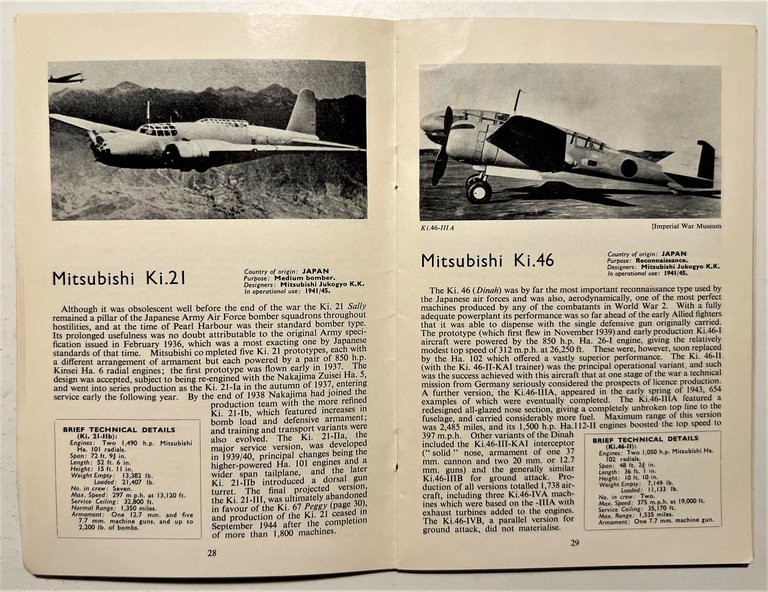 Kenneth G. Munson - Japanese and Russian Aircraft of World … | Immagine Gallery 2