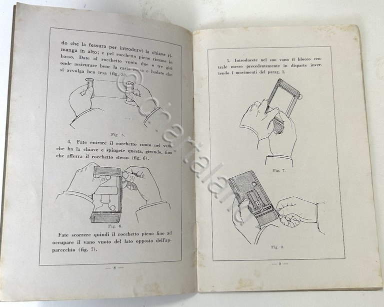 Kodak Brownie Pieghevole autografico - Istruzioni uso ed. 1930 ca.