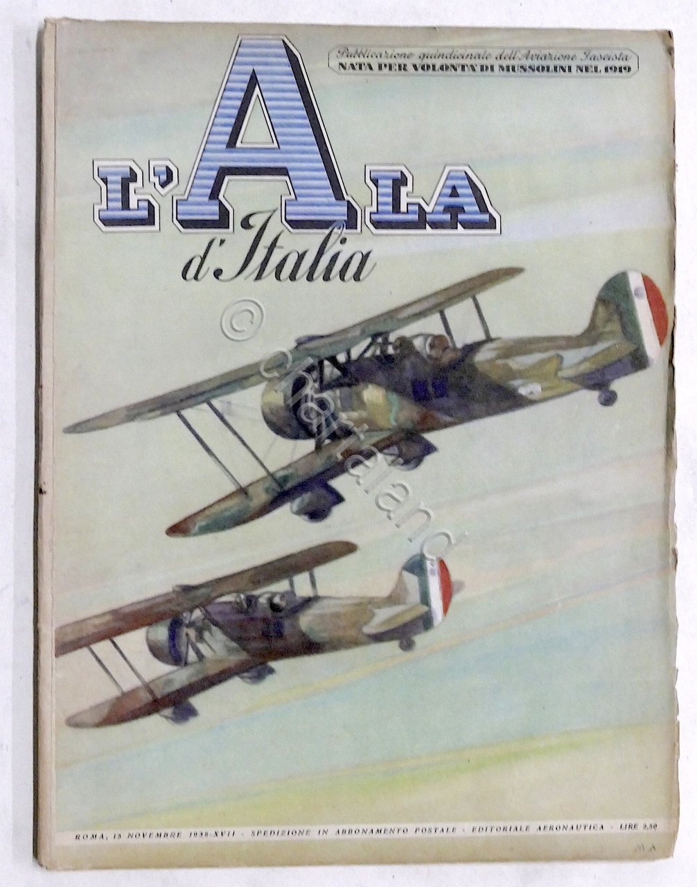Quindicinale dell'Aviazione Fascista - L'Ala d'Italia - 15 Novembre 1938