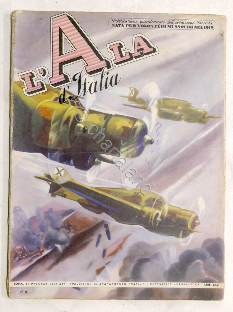 Quindicinale dell'Aviazione Fascista - L'Ala d'Italia - 15 Ottobre 1938