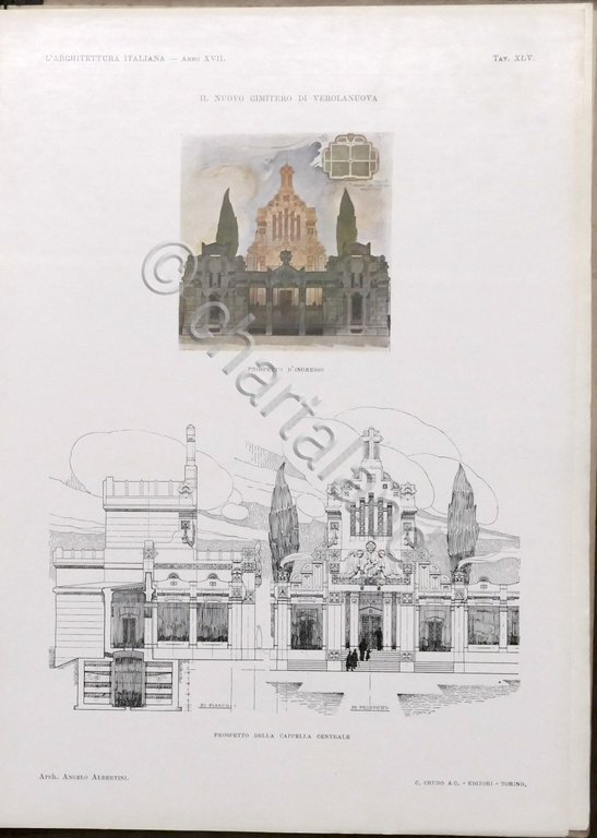 L'Architettura Italiana - Periodico mensile - Anno XVII completo - …