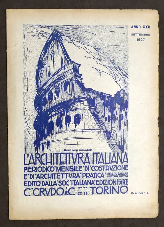 L'Architettura Italiana Anno XXII - Settembre 1927 - Seminario Pontificio …