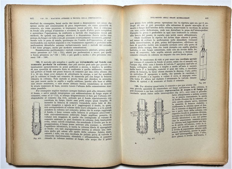 L. Caioli - Tecnologia della Perforazione - ed. 1951 Hoepli