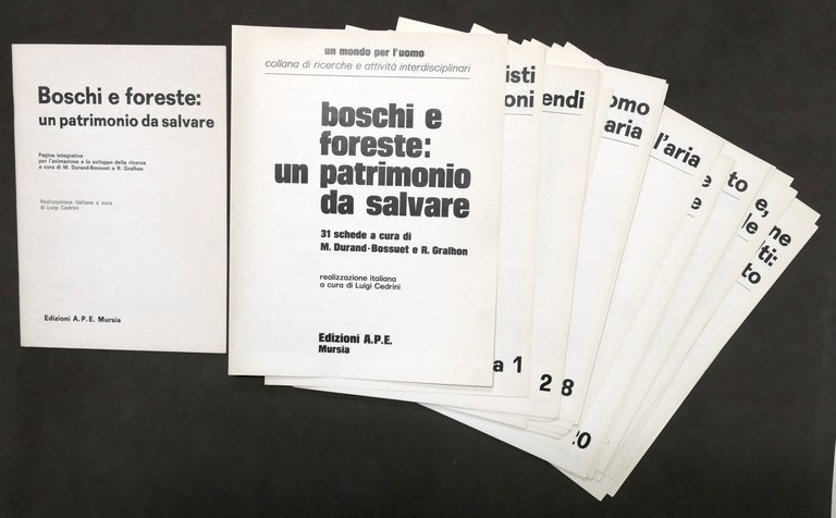 L. Cedrini - Boschi e foreste: un patrimonio da salvare …