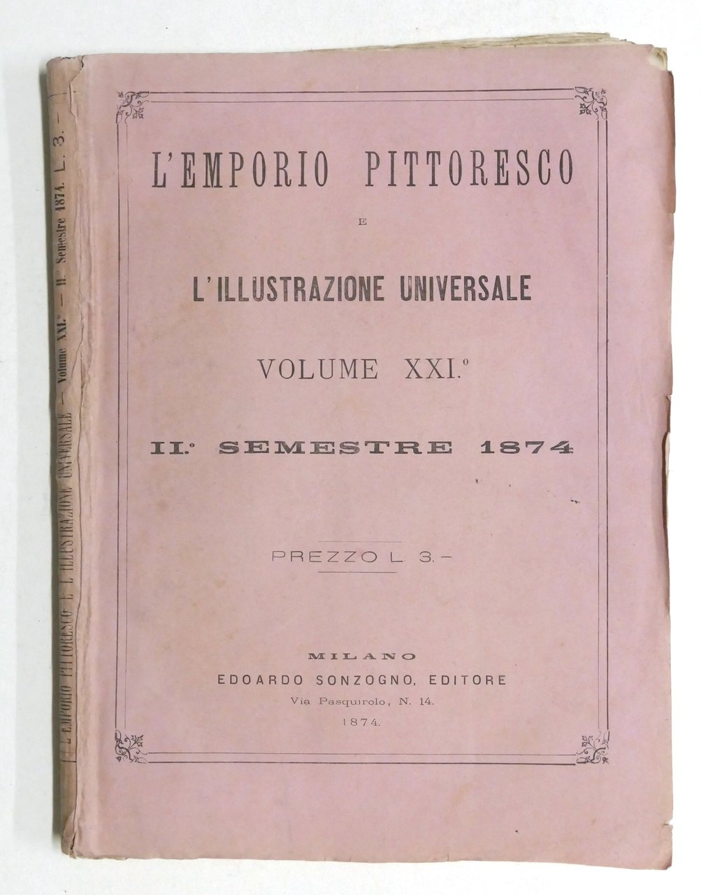 L'Emporio Pittoresco e L'illustrazione Universale - Giornale - 2° semestre …