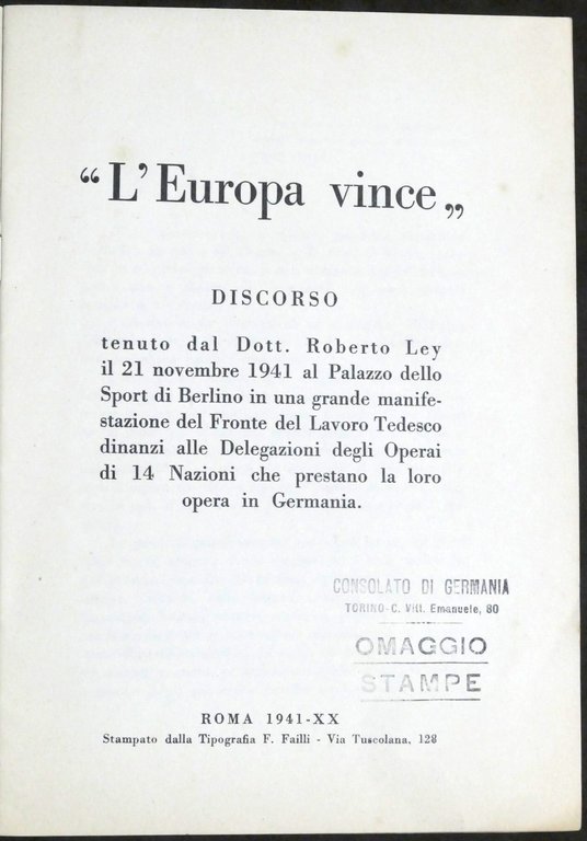 L'Europa vince - Discordo di Roberto Ley a Berlino - … | Immagine Gallery 2