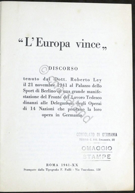 L'Europa vince - Discordo di Roberto Ley a Berlino - … | Immagine Gallery 4