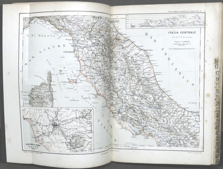 L. Hugues - Nuovo atlante geografico con 27 carte e …