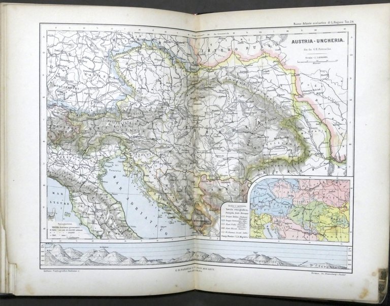 L. Hugues - Nuovo atlante geografico con 27 carte e …